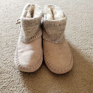 Women's Suede/Knit Short boots